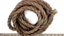 14 Feet of 1" Diameter Twisted Manila Rope/Cordage - Used