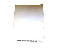 1961 Evinrude 35022 35023 Big Twin 40 Parts List Manual Used
