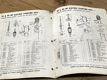 1963 Evinrude Accessories Parts List Catalog - Used