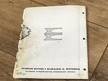 1963 Evinrude Accessories Parts List Catalog - Used