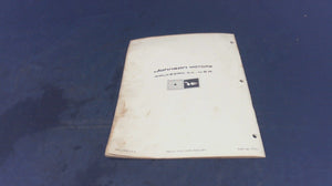 1963 Johnson V4A-15E V4AL-15E Sea Horse 75hp Parts Catalog/List - Used