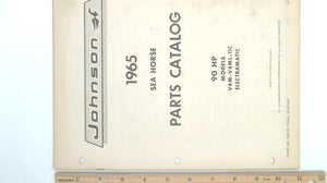 1965 90hp Johnson V4M-11C V4ML-11C Electramatic Parts Catalog