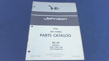 1966 Johnson V4A-18C V4AL-18C Sea Horse 80HP Parts Catalog/List - Used