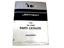 1966 Johnson Sea Horse Accessories Parts Catalog/List - Used