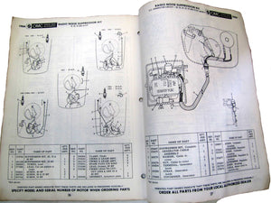 1966 Johnson Sea Horse Accessories Parts Catalog/List - Used