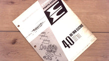 1968 Evinrude 40HP Big Twin Electric 40852D 40853D 40852S 40853S Parts Catalog