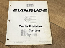 1963 Evinrude 10HP Sportwin 10302E 10303E Parts Catalog/List - Used