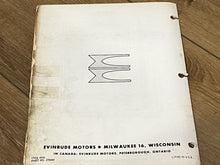1963 Evinrude 10HP Sportwin 10302E 10303E Parts Catalog/List - Used
