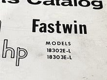 1963 Evinrude 18HP Fastwin 18302L 18303L Parts Catalog/List - Used