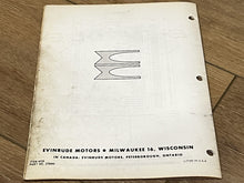 1963 Evinrude 28HP Speedtwin 28302A 28303A Parts Catalog/List - Used