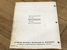 1963 Evinrude 40HP Big Twin Electric 40352D 40353D Parts Catalog/List - Used