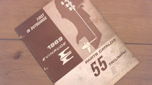 1969 Evinrude 55HP Triumph 55972C 55973C 55972A 55973A Parts Catalog - Used