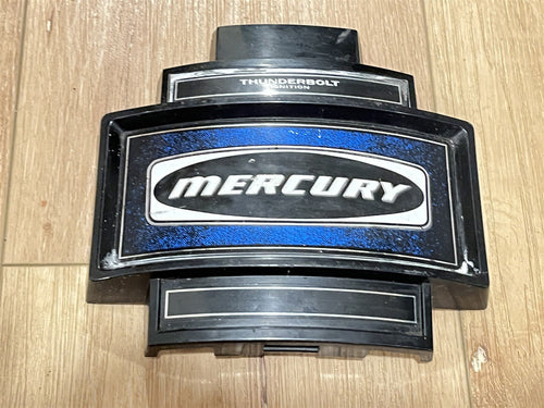 Mercury 6347A6 Top Cowl Front Cover Medallion/Faceplate for 35-40HP - Used