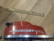 (M200-B100 UPPER) - 1955 5.9HP Mercury Mark 6 Top Cowl W/Recoil Starter, Shield & Forward Knob Used