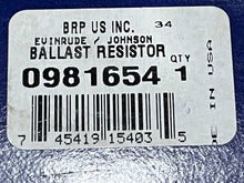 Johnson Evinrude OMC 981654 Ballast Resistor