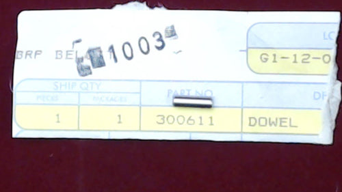 Johnson Evinrude OMC 300611 Dowel/Drive Pin