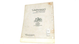 1980 Johnson J150TLCS J150TXCS 150 175 200 235HP Parts Catalog - Used