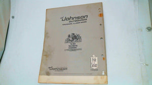 1980 Johnson J25RCS-J25RLCS, J25ECS-J25ELCS 25 35HP Parts Catalog - Used