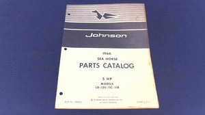 1966 Johnson LD-LDL-11C-11B 5hp Parts Catalog - Used