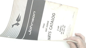 1966 Johnson JW-21E JWL-21E JH-21E JHL-21E 3HP Parts Catalog - Used