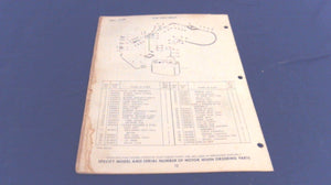 1967 Johnson 6HP CD-24 CDL-24D CD-24S CDL-24S 6HP Parts Catalog - Used