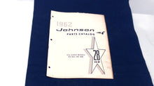 USED 1962 JOHNSON RX-RXL-10C-10R 28HP PARTS CATALOG