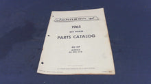 1965 Johnson Sea Horse 380579 40 Hp Parts Catalog Models RK-RKL-27A Used