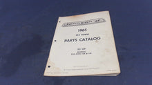 1965 Johnson Sea Horse 33 Hp 380576 Parts Catalog Models RXE-RXEL-13B-13E - Used