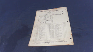 1965 Johnson Sea Horse 33 Hp 380576 Parts Catalog Models RXE-RXEL-13B-13E - Used