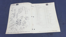 1961 Johnson 18HP FD-15 FDL-15 FD-15F FDL-15F Parts Catalog - Used