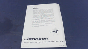 1962 Johnson Parts Catalog 378830 Sea Horse Accessories – New Old Stock