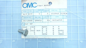 Johnson Evinrude OMC 552062 Screw
