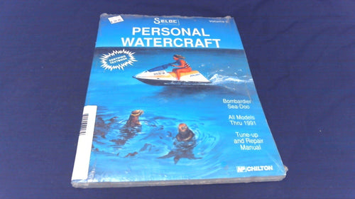 Seloc Seadoo Personal Watercraft Repair Manual All Models Thru 1991 Volume II