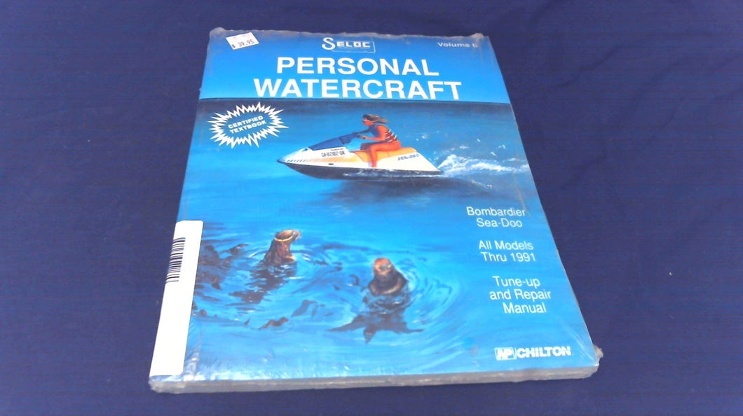 Seloc Seadoo Personal Watercraft Repair Manual All Models Thru 1991 Volume II