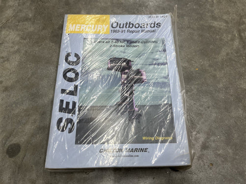 Seloc Mercury Outboard Service Manual 1-2 Cylinders 1965-1991
