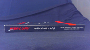 2009 Mercury 40 Fourstroke 3 CYL Service Manual 90-899974 - Used