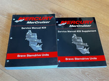 2003 Mercury 90-863160-1 Bravo Sterndrive Units Service Manual & Supplement