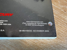 2003 Mercury 90-863160-1 Bravo Sterndrive Units Service Manual & Supplement