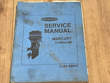 Mercury Outboards up to 1974 Service Manual C-90-68647 - Used