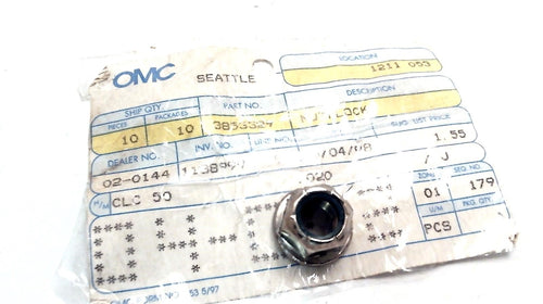 Johnson Evinrude OMC 3853329 Lock Nut