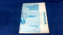 1973 Evinrude Fisherman Service Manual 6hp Model 6302 6303 - Used
