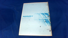 1973 Evinrude Fisherman Service Manual 6hp Model 6302 6303 - Used