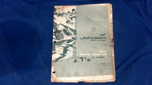 1970 Johnson 1R70R 1-1/2 HP Parts Catalog 384392