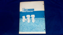 USED 1972 OMC 172474 ACCESSORIES PARTS CATALOG