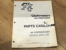 1976 Johnson 55hp 55E76 55EL76 Parts Catalog (Preliminary Edition) - Used