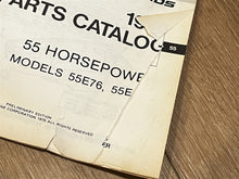1976 Johnson 55hp 55E76 55EL76 Parts Catalog (Preliminary Edition) - Used