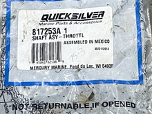 Mercury 817253A1 Throttle Shaft Assembly