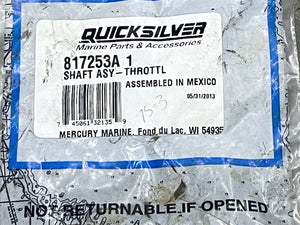 Mercury 817253A1 Throttle Shaft Assembly