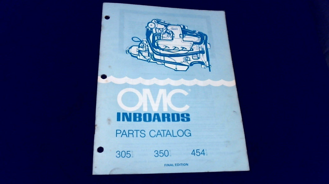 1979 OMC 305CID 350CID 454CID Stern Drive Inboard Parts Catalog