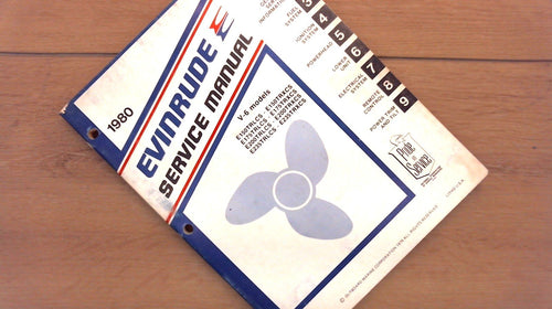 1980 Evinrude V6 Service Manual E150TRLCS E150TRXCS E175TRLCS E175TRXCS - Used